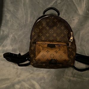 Louis Vuitton Palm Springs Backpack Monogram Canvas PM Authentic
